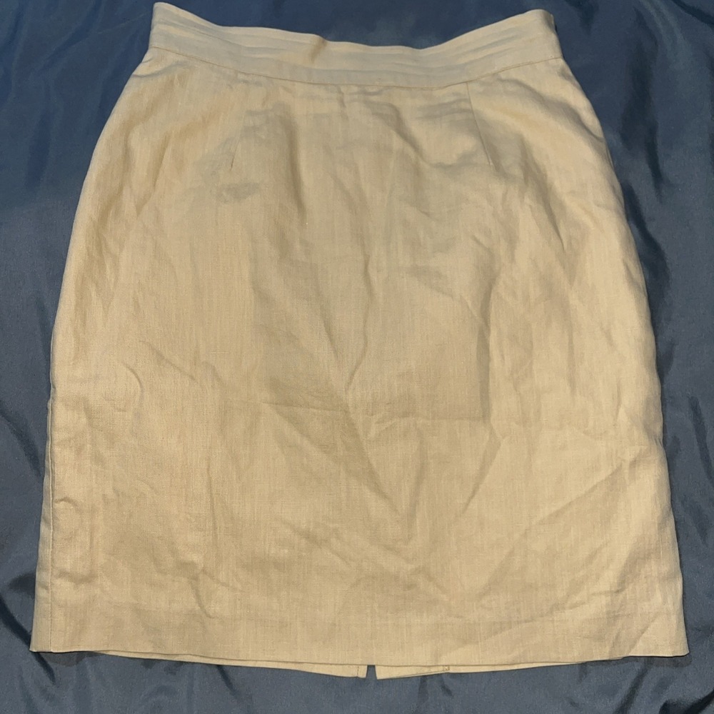 United Colors of Benetton Skirt Women Italian Size 40 Pencil Straight Wool Blend